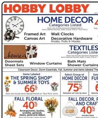 Hobby Lobby Ad Indexed Weekly July 19 - 25, 2026