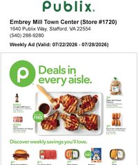 Publix Weekly Ad Jul 22 - 28, 2026