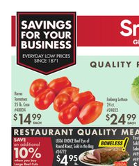 Smart and Final Ad Business - Foodservice  July 22 - August 4, 2026